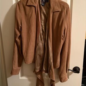Women's Tan Suede Jacket
